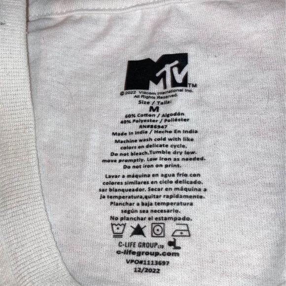 Mtv T Shirt Size Medium in Womens - Picture 4 of 4